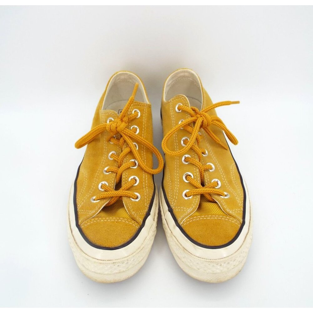 Converse Chuck Taylor All Star Men's Mustard Suede Low Top Sneakers - Picture 3 of 10